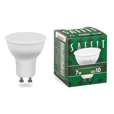 Лампа светодиодная SAFFIT 7W 4000K 230V GU10 MR16, SBMR1607 ()