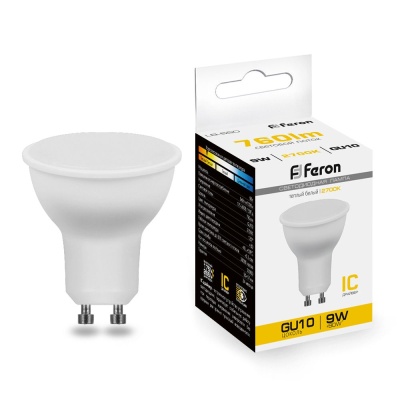 Лампа светодиодная FERON LB-560 9W 230V  GU10 2700K MR16