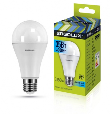 Лампа Ergolux LED-A70-35W-E27-4K ЛОН 180-240V
