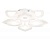 Светильник Ambrella FA4294/4+4 WH белый 128W 3000K/4200K/6400K D555*120 (ПДУ ИК)