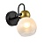 Спот настенный ИМИДЖ SP.049-11-01 1*Е27, черный+золото 
