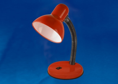 Светильник настольный UNIEL TLI-204 Цоколь E27. Цвет красный (мягкая упаковка)