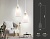 Светильник подвесной Ambrella TR3534 WH/CL/FR белый/прозрачный/белый матовый E27 max 40W D120*800