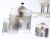 Люстра подвесная Ambrella TR303219/5 WH/CH/SM белый/хром/дымчатый E27*5 max 60W D580*250
