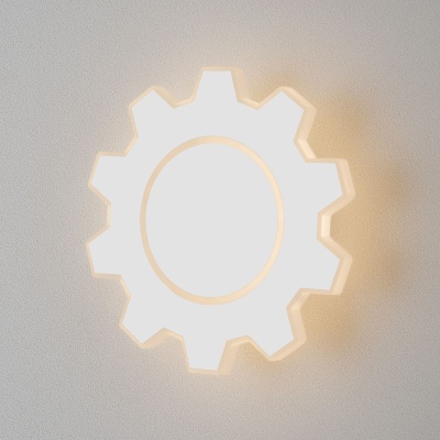 Настенный светодиодный светильник Gear M LED белый MRL LED 1095 белый