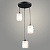 Подвес N6543/3HQ BK черный 3х60W E27 d300 h800, QH24