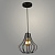 Подвес N3979/1HQ BK черный 1х40W E27 d210 h800, QH20