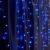 Гирлянда-занавес FERON CL19 204LED синий , 2*1,5м+3м IP44 прозрачный шнур
