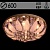 Люстра 55727/600 CR хром 8х40W E14 LED-RBP ПДУ d600