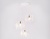 Светильник подвесной в стиле лофт Ambrella TR8426/3 WH/GD белый/золото E14/3 max 40W D510*1000
