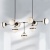 813197 Люстра GLOBO 9х40W E14 umber/white