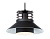 Светильник подвесной в стиле лофт Ambrella TR8172 BK черный E27 max 40W D203*940