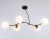 Люстра подвесная Ambrella TR2548/5 BK/SB черный/бронза E27/5 max 60W 950*600*450
