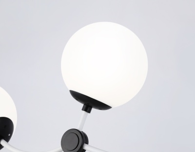 Люстра подвесная Ambrella TR2566/3 WH/BK белый/черный E27/3 max 60W 1130*150*540