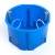 Подрозетник STEKKER EBX20-01-2 для сплошных стен синий (без инд стикера)