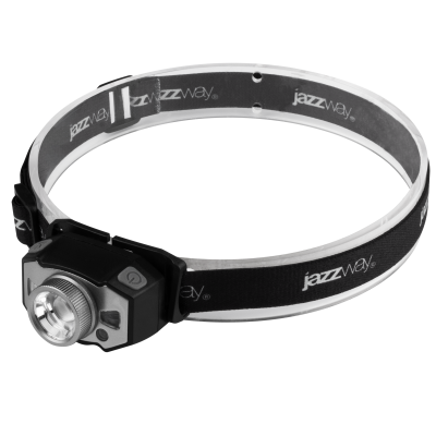 Фонарь JAZZway AccuH1-L5WZ-bk налобный