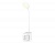 Светодиодная настольная лампа AMBRELLA DE561 WH белый LED 4200K 4W со встр.аккум.бат. и органайзером