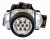 Фонарь CAMELION LED 5310-7F3 налобный, металлик, 7LED, 3 режима, 3хAAA в комплекте (1/6)
