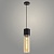 Подвес D22733/1HQ BK черный 1х40W E27 d100 h1200, SHGN22