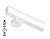 Крепеж трековый для корпуса DIY D60mm Magnetic 220V A2544 WH белый 232*60*80