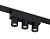 Светильник светодиодный для шинопровода Magnetic US GV1504/3 BK черн IP20 6W 4200K 48V 24° 122*26*55