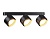 Спот накладной AMBRELLA TN71295/3 BK/GD черный/золото GX53/3 max 12W 400*95*137 поворотный