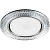 Светильник FERON CD4033 20LED*2835 SMD 4000K, 15W GX53, прозрачный, хром (без лампы)