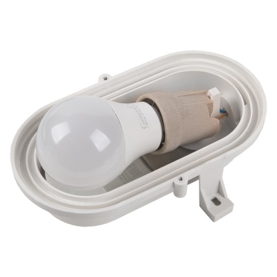 Светильник НБП 02-60-004.03 "ЕВРО" с решеткой белый