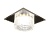 Светильник Ambrella TN355 CH/CL хром/прозрачный GU5.3+3W (LED WHITE) 95*95*45 Встраиваемый