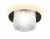 Светильник Ambrella TN350 CH/CL хром/прозрачный GU5.3+3W (LED WHITE) D95*45 Встраиваемый