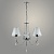 Люстра 210922/3P CH хром 3х40W E14 d580 h900, XLD22