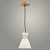 Подвес N5628/1HQ WOOD+WT белый 1х40W Е27 d155 h800, QH23