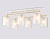 Светильник потолочный Ambrella TR3033247/6 WH/WD белый/дерево E27/6 max 60W 580*340*245