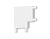Коннектор угловой для накладного шинопровода Magnetic Ultra Slim GV1113 WH белый 36*36*6