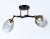 Светильник подвесной TR303037/2 SB/BK/SM бронза/черный/дымчатый E27/2 max 40W 580*200*270