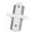 Соединитель VOLPE UBX-Q123 R11 WHITE 1 POLYBAG для шинопроводов типа R, прямой, внутренн., Белый