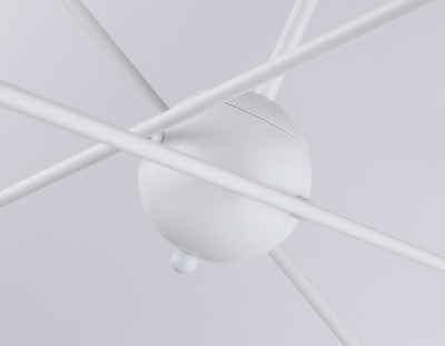 Люстра подвесная Ambrella TR80432/6 WH/GD белый/золото E27/6 max 60W D950*730