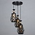 Подвес N5339/3HQ BK+WOOD черный 3х40W E27 d370 h800, QH22