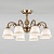 Потолочная люстра 60107/8 античная бронза EUROSVET