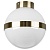 812111 Люстра GLOBO 1х40W E14 antique bronze/white