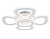 Светильник Ambrella FA8925/4+1 WH/CH белый/хром 163W 3000K-6400K 590*590*120 (ПДУ РАДИО 2.4G)