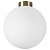 812031 Люстра GLOBO 1х40W E14 antique bronze/white