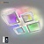 Люстра светодиодная ESTARES OVAL ICE RGB 75W 5S-APP-725х500х93-WHITE/CLEAR-220-IP20 