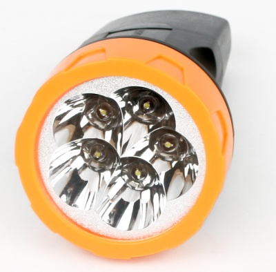 Фонарь ULTRAFLASH LED3827 аккум. 220В черн/желтый 5LED SLA пластик (1/60)