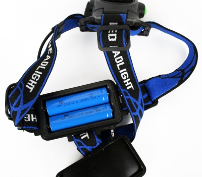 Фонарь ULTRAFLASH E150 аккум. 220В, черн., CREE 3W, фокус, 2ак 3 реж.,  пласт. бокс