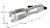 Фонарь CAMELION LED5137 титан LED XML-T6 ZOOM 5 реж 3XLR03 в компл, алюм, откр. блистер