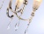 Потолочная люстра с хрусталем Ambrella TR3244/6 SGD/FR золото/белый матовый E14*6 max 40W D600*520