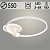 Люстра FX60081/1+1 WT белый 55W+5W LED 3000-6000K d550 ПДУ диммер, MGF23