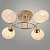 Люстра MH39072B/4 FGD золото 4х60W E27 d590 h170, HN18