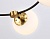 Люстра подвесная Ambrella TR2548/5 BK/SB черный/бронза E27/5 max 60W 950*600*450